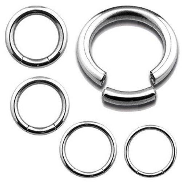 316L Surgical Steel Seamless Segment Ring