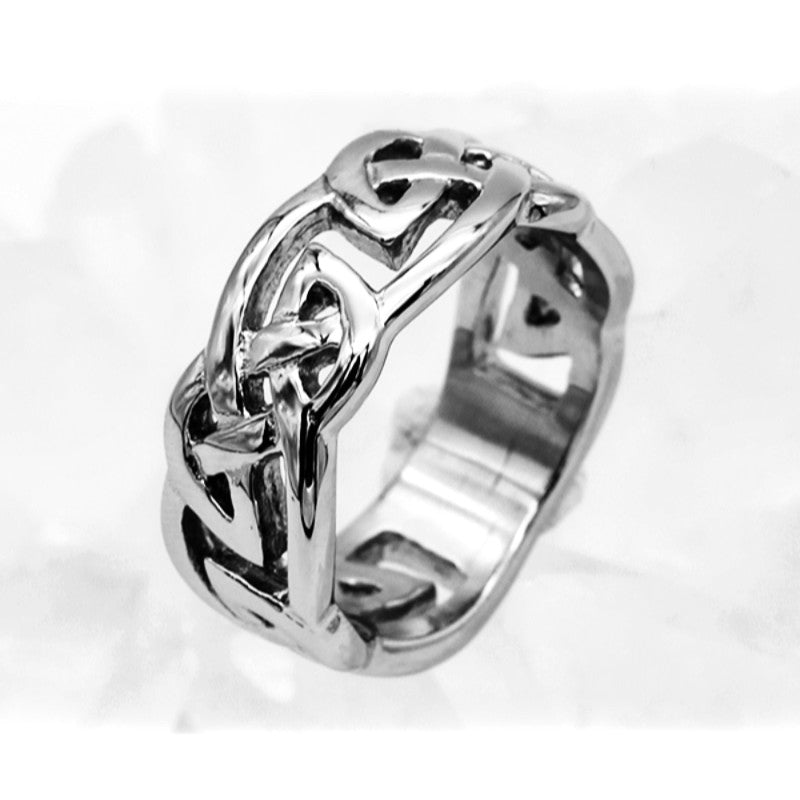 Celtic Knot Ring - Stainless Steel - KJR33-0776