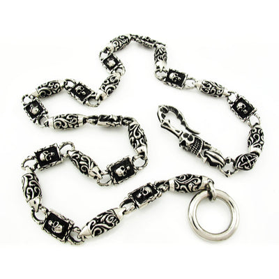 Biker Wallet Chains - Goth Wallet Chains for Men Stainless Steel – Badboy  Jewellery