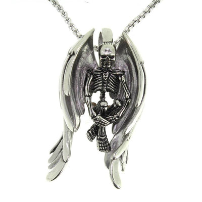 Angel of Death Pendant - Stainless Steel