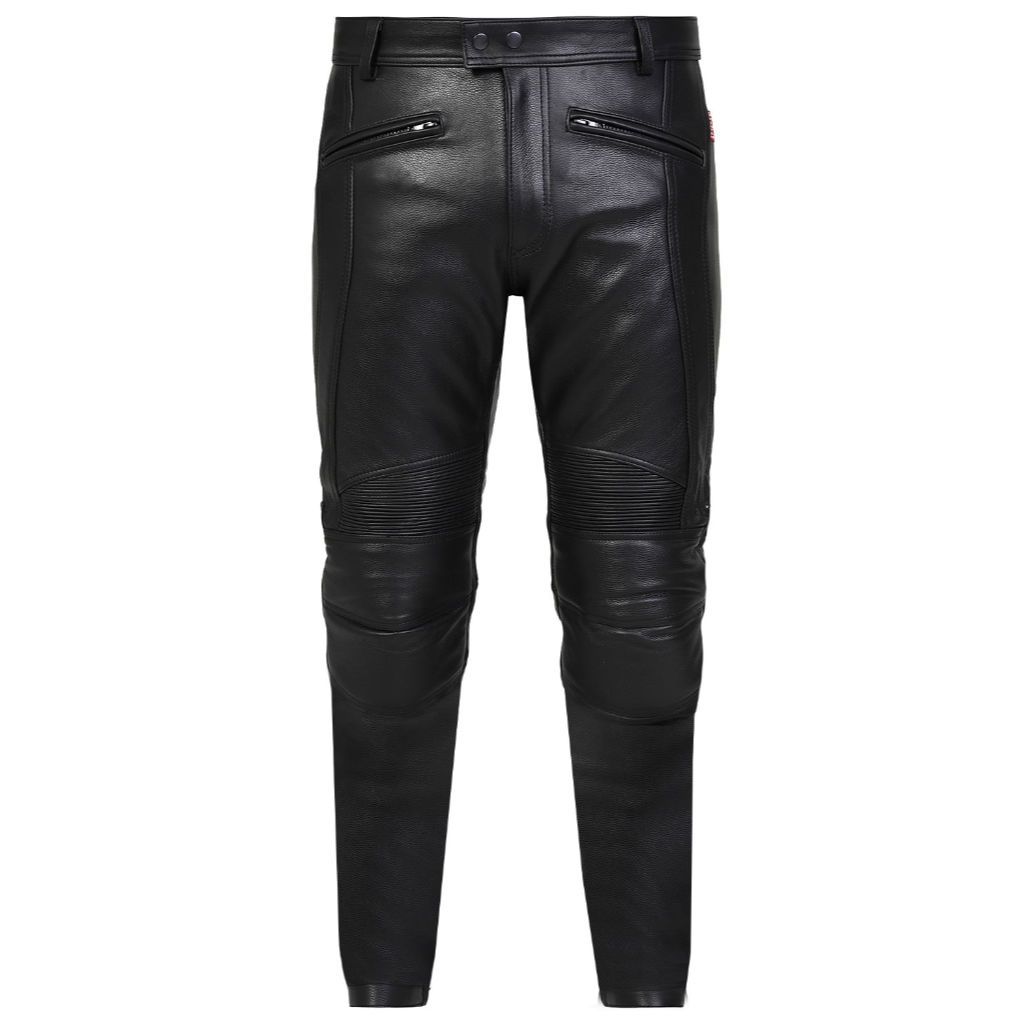 Aragon Leather Biker Trousers by Skintan Leather