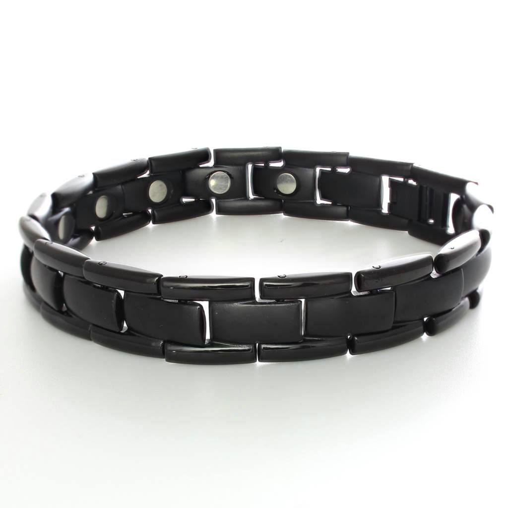 Black Titanium Biker Bracelet