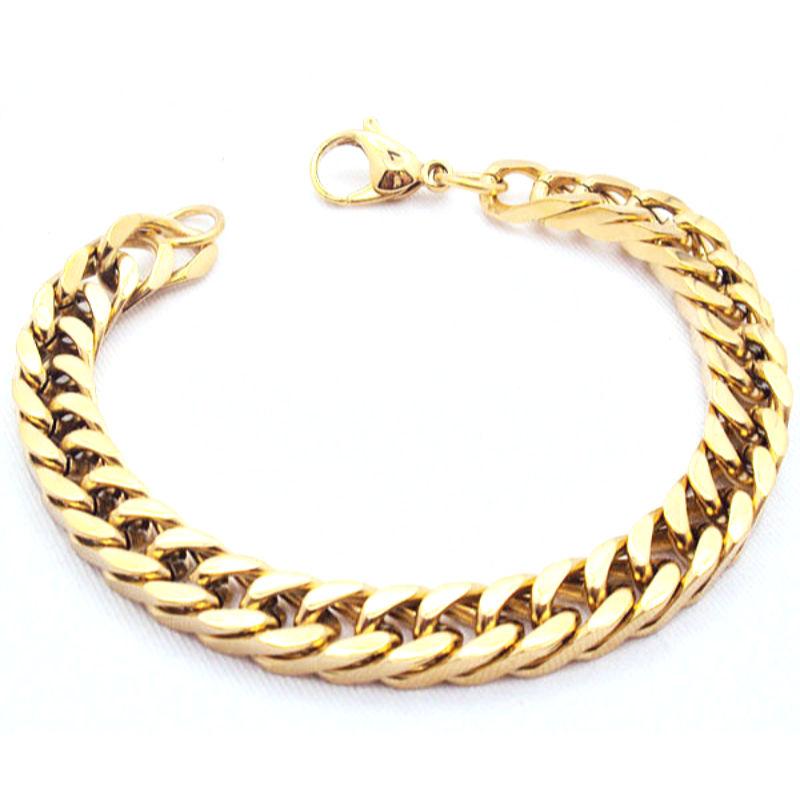 Gold Colour Stainless Steel Bracelet - 0008