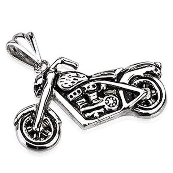 Highway to Hell Motorcycle Stainless Steel Biker Pendant - HSSPH-2390