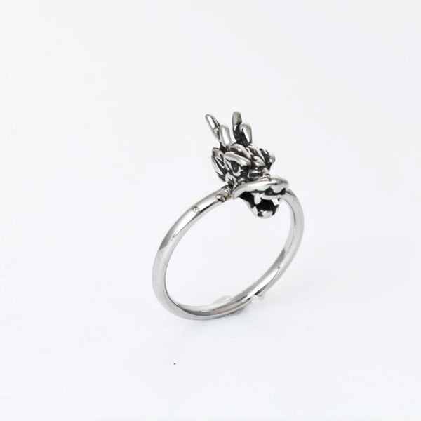 Ladies Dragon Ring - Stainless Steel - 0035