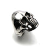 Large and Heavy Skull Ring - Stainless Steel 010024