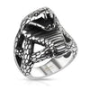 Large Cobra Ring in Stainless Steel - HR-Q8068