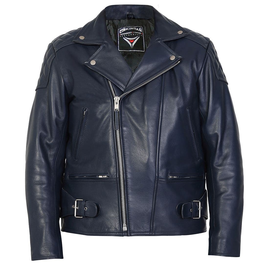 Rough Diamond Leather Motorcycle Jacket by Skintan Leather