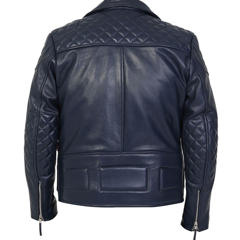 Rough Diamond Leather Motorcycle Jacket by Skintan Leather