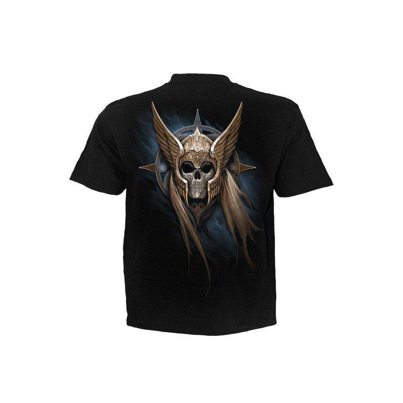 Spiral Angel Warrior - T-Shirt Black