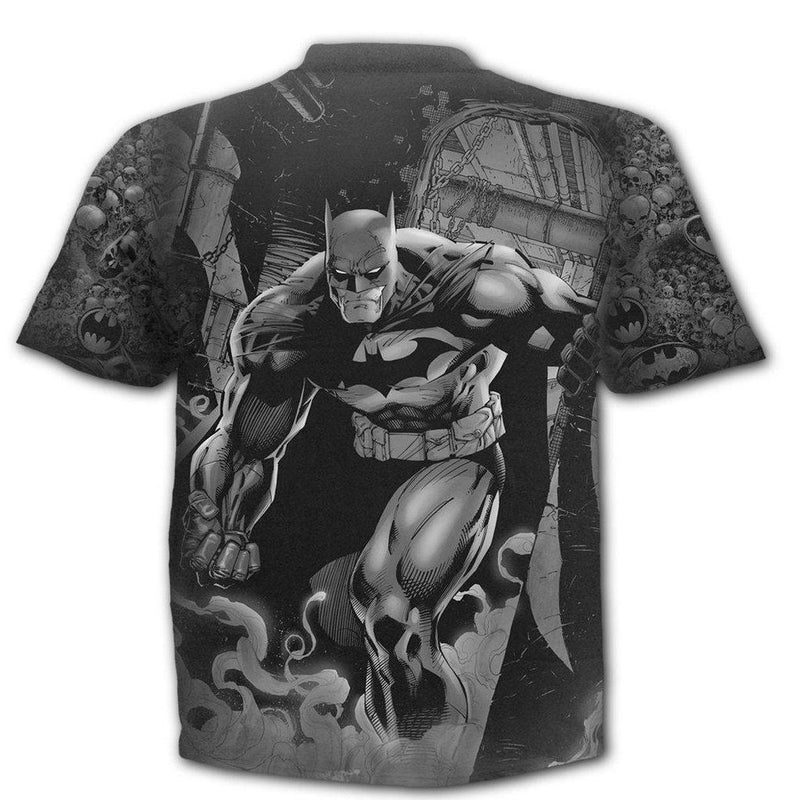 Spiral Batman - Vengeance Wrap's - Allover T-Shirt Black