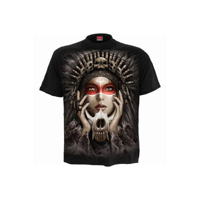 Spiral Cry of The Wolf - T-Shirt Black