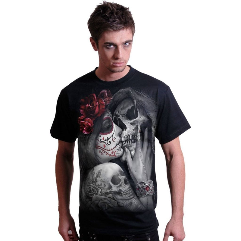 Spiral Dead Kiss - T-Shirt Black