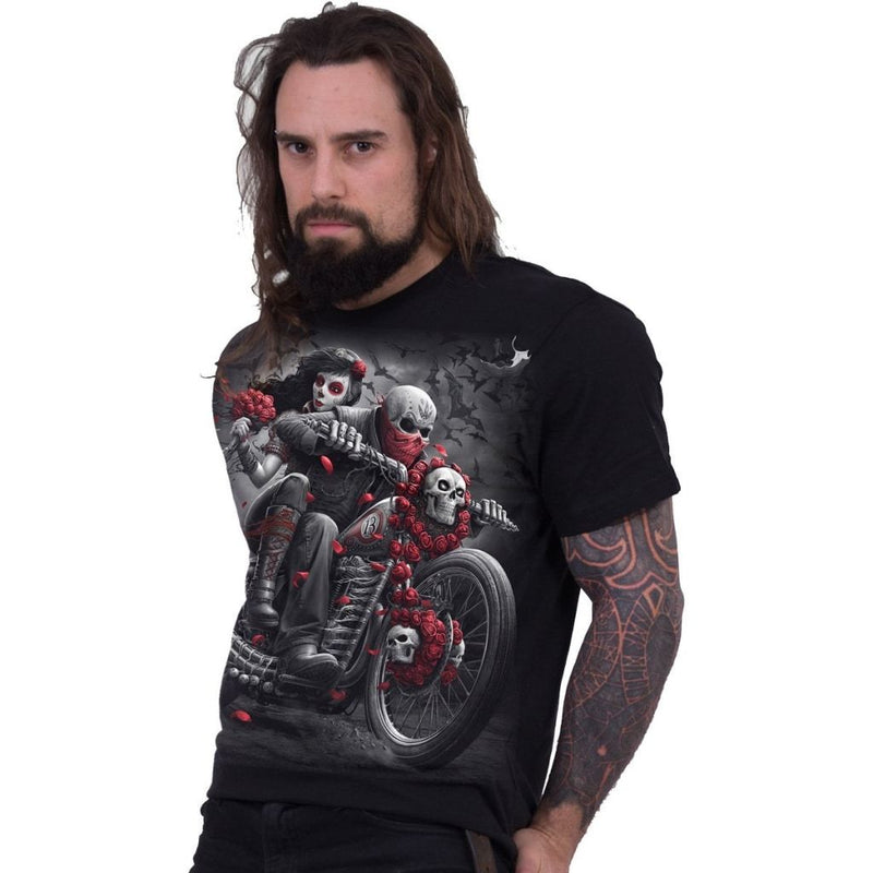 Spiral Dotd Bikers - T-Shirt Black