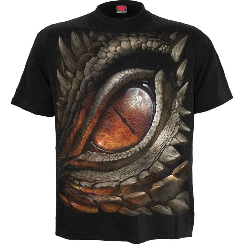 Spiral Dragon Eye - T-Shirt Black