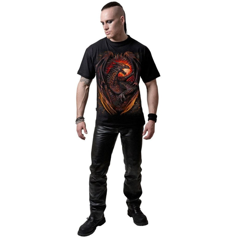 Spiral Dragon Furnace - T-Shirt Black