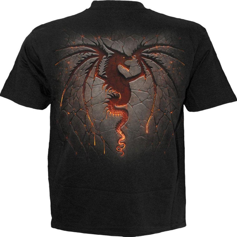 Spiral Dragon Furnace - T-Shirt Black