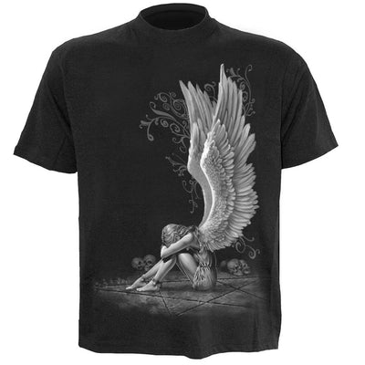 Spiral Enslaved Angel - T-Shirt Black