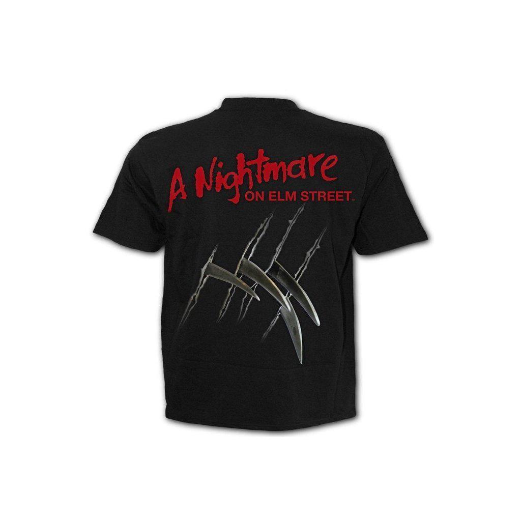 Spiral Freddy Claws - Elm Street - T-Shirt Black