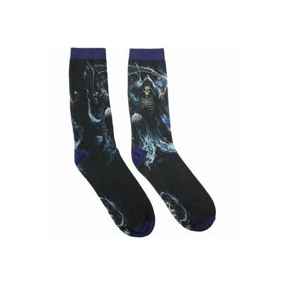 Spiral Ghost Reaper - Unisex Printed Socks
