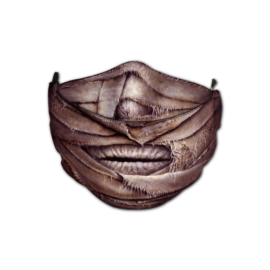 Spiral Mummified - Premium Cotton Fashion Mask with Adjuster