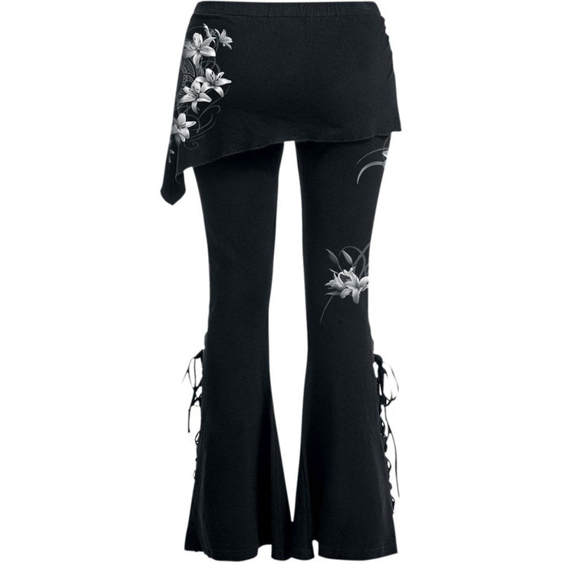 Spiral Pure Of Heart - 2In1 Boot-Cut Leggings With Micro Slant Skirt