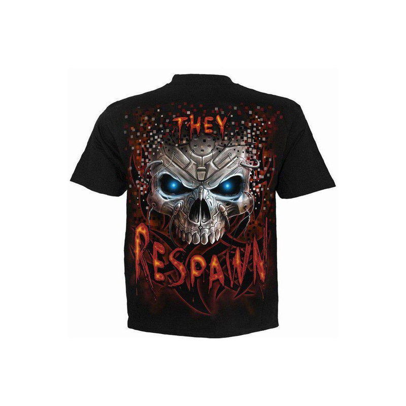 Spiral Respawn - Kids T-Shirt Black