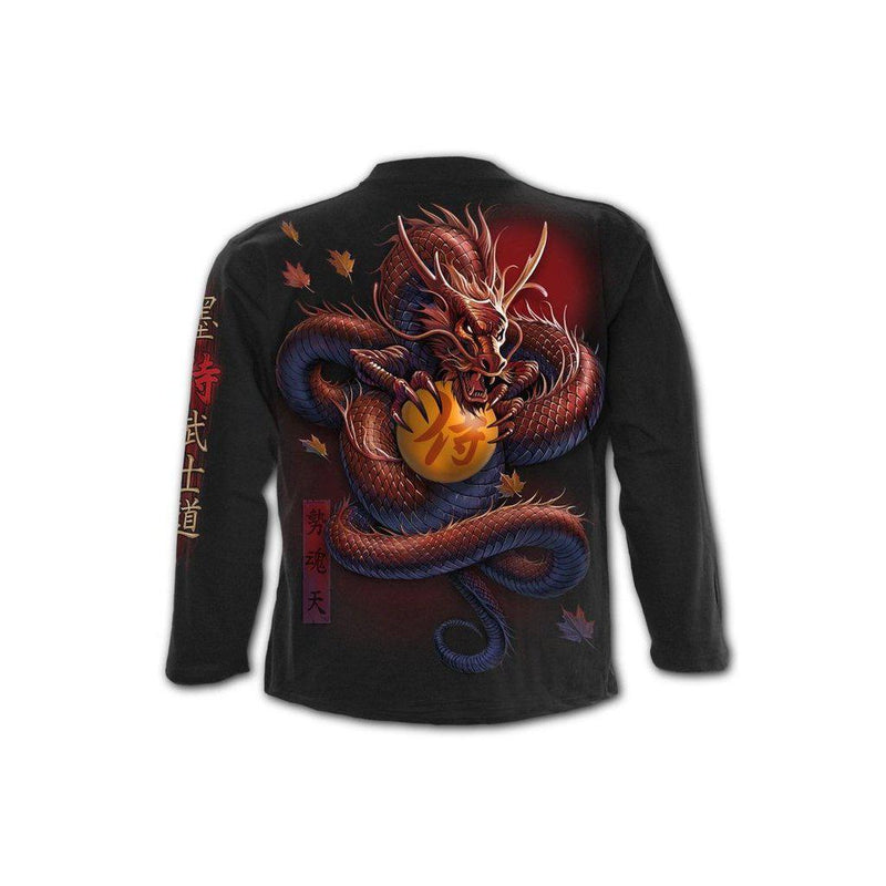 Spiral Samurai - Longsleeve T-Shirt Black