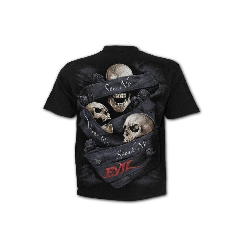 Spiral See No Evil - T-Shirt Black