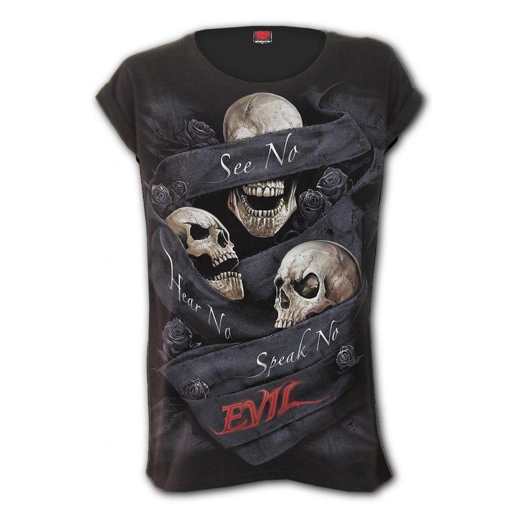 Spiral See No Evil - Turnup Sleeve Loosefit Tee