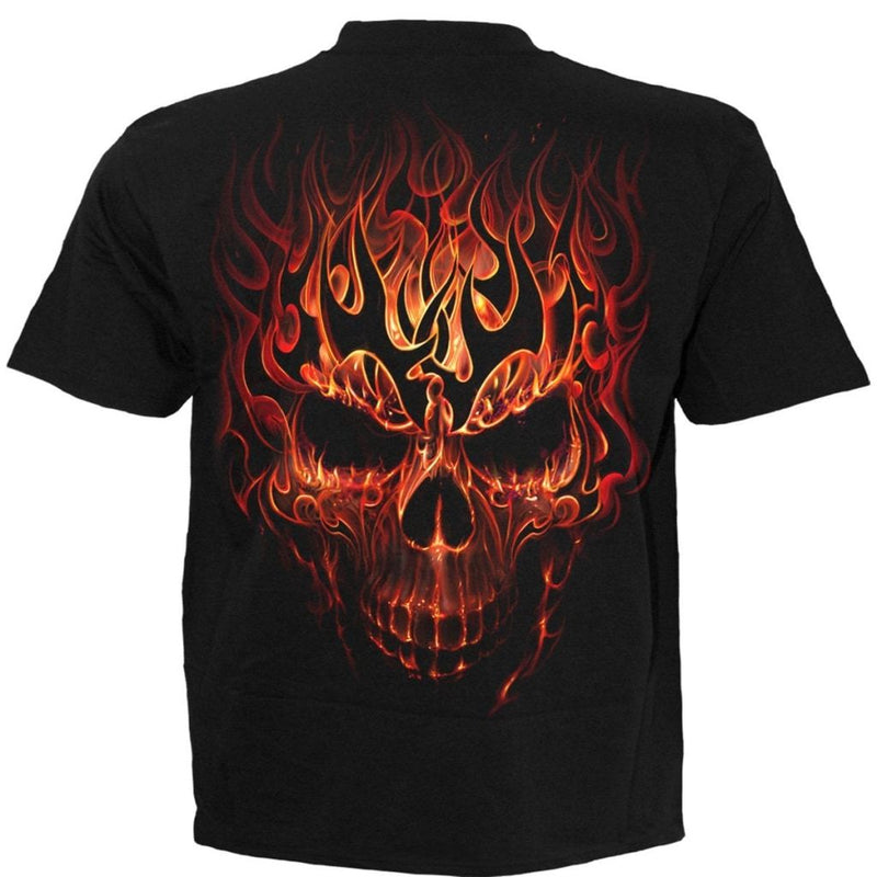 Spiral Skull Blast - Kids T-Shirt Black