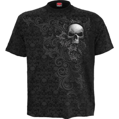 Spiral Skull Scroll - Scroll Impression T-Shirt