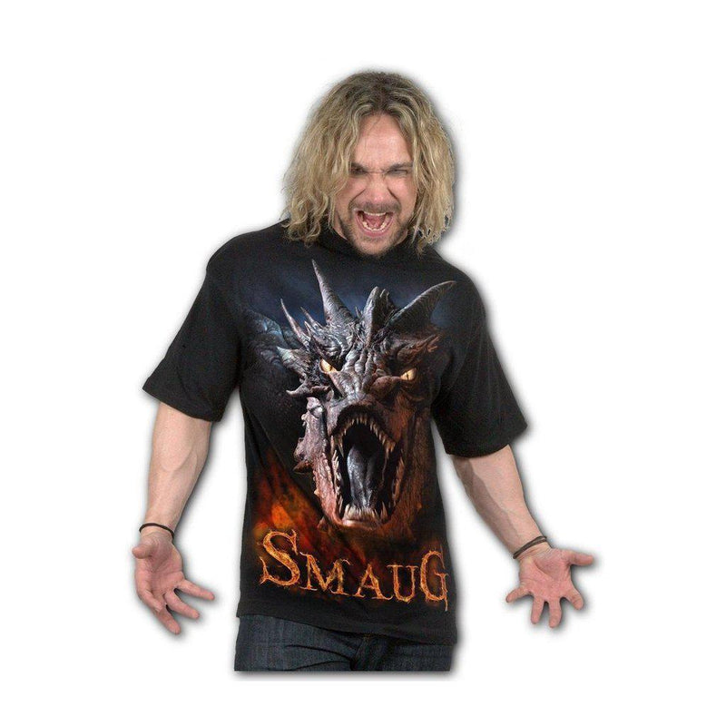 Spiral The Hobbit Smaug - T-Shirt Black