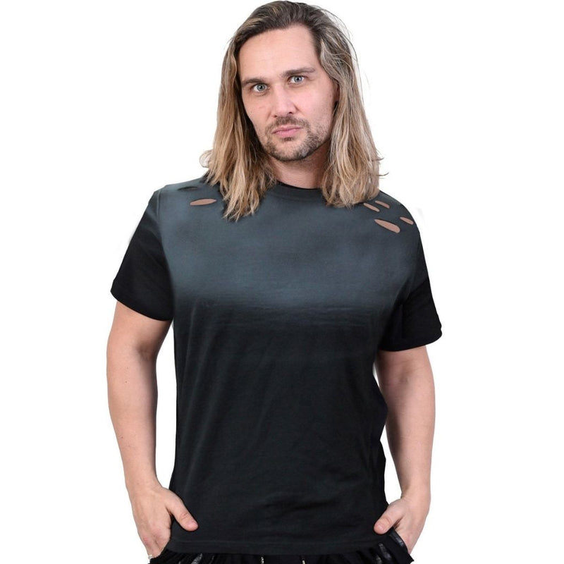 Spiral Urban Fashion - Distressed Spray On T-Shirt
