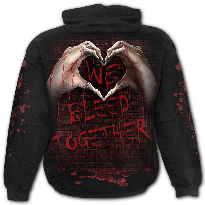 Spiral We Bleed Together - Hoody Black