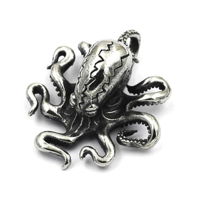 Steampunk Octopus Steel Pendant