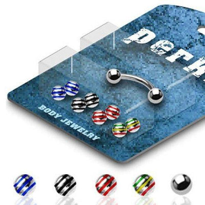 Steel Stripes Curved Barbell Multi-Pack