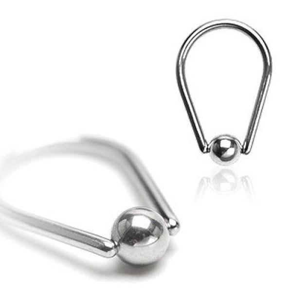 Steel Teardrop Ring