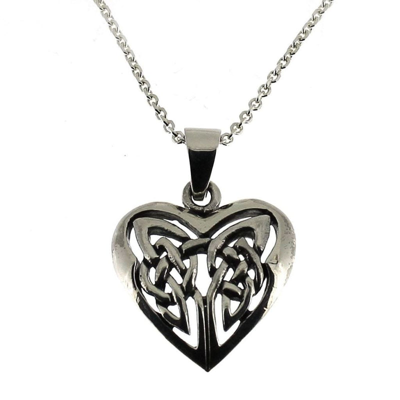 Sterling Silver Celtic Heart Pendant