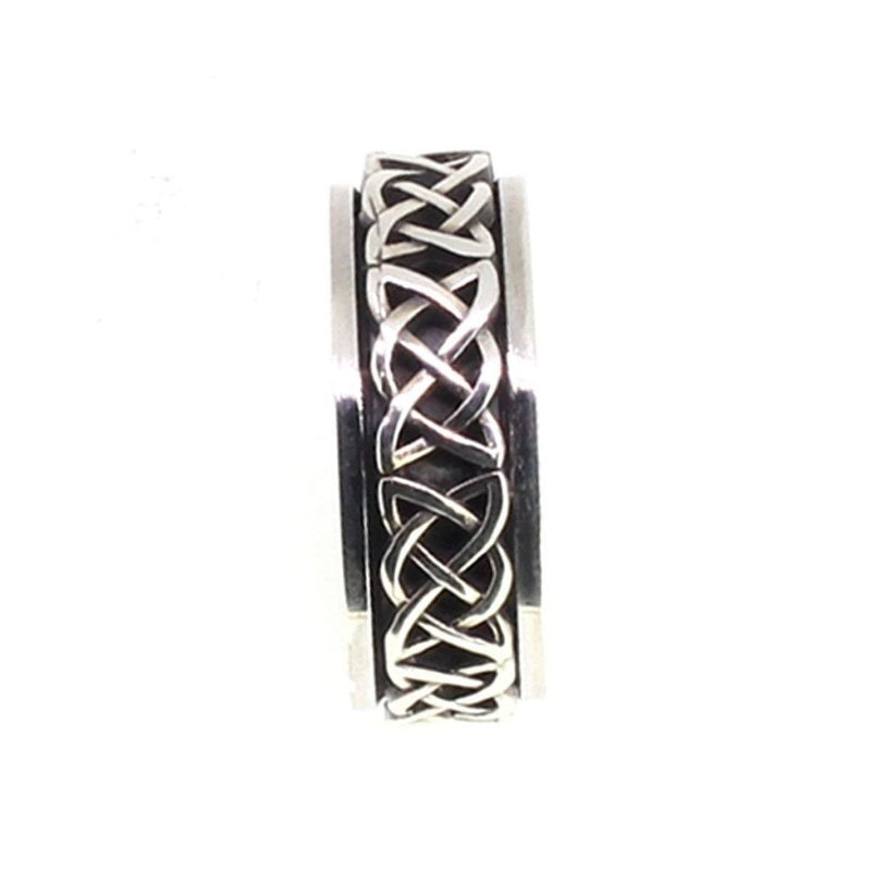 Sterling Silver Celtic Knot Spinning Ring - 558