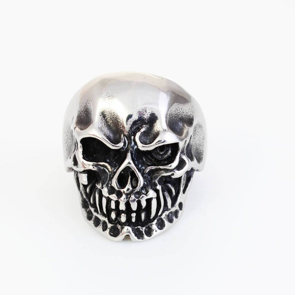 Vampire Skull Ring - Stainless Steel 370122