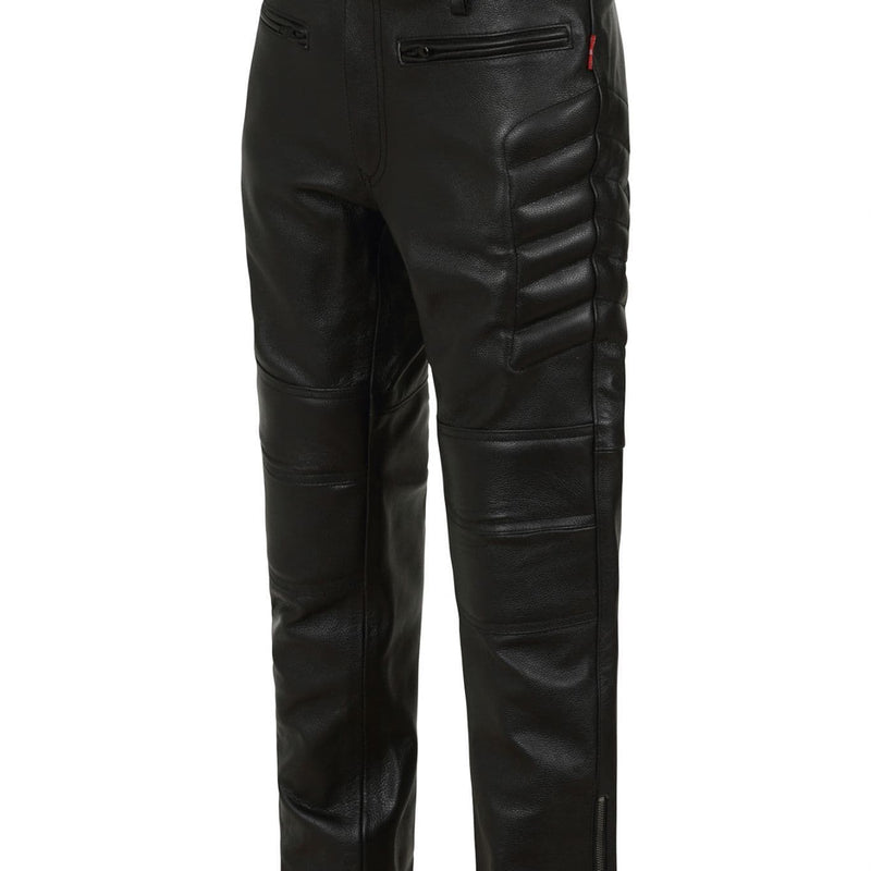 Zolder Leather Motorbike Trousers - CE Armoured